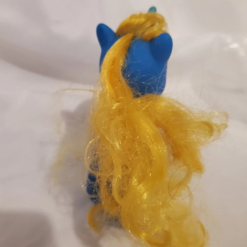 My Little Pony Gi-Go Wonder Pony Land‎ Blue W Blue Horn Yellow Hair Star